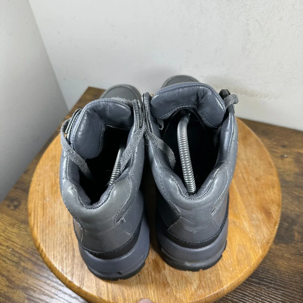 Nike ACG Air Max Goadome Dark Grey Leather Hiking Boots Men 9 865031-009 2011